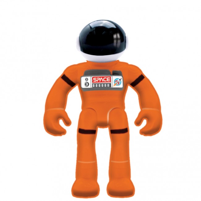 Duża rakieta kosmiczna z astronautami Buki