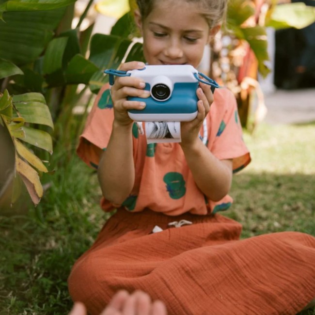 Aparat cyfrowy z drukarką Kidywolf - Blue