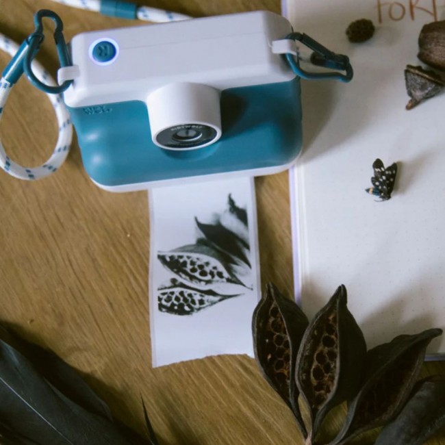 Aparat cyfrowy z drukarką Kidywolf - Blue