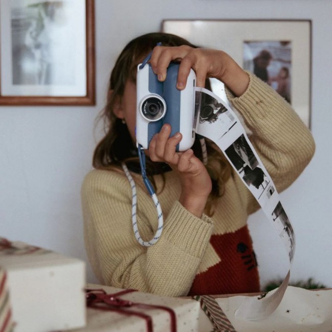 Aparat cyfrowy z drukarką Kidywolf - Blue