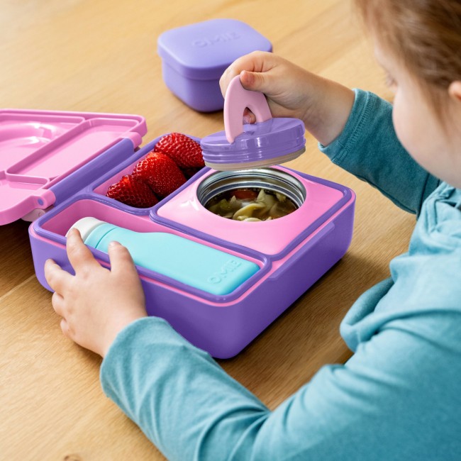 Lunchbox z termosem OmieBox OMIE - Unicorn Pink