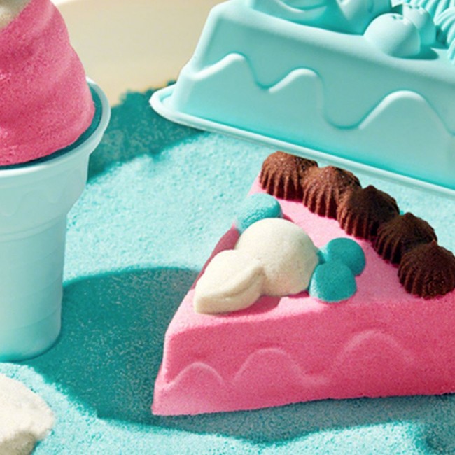 Piasek kinetyczny z wosku pszczelego mideer - zestaw słodkości