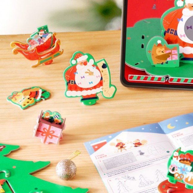 Puzzle 3D świąteczne obrotowe mideer z pozytywką