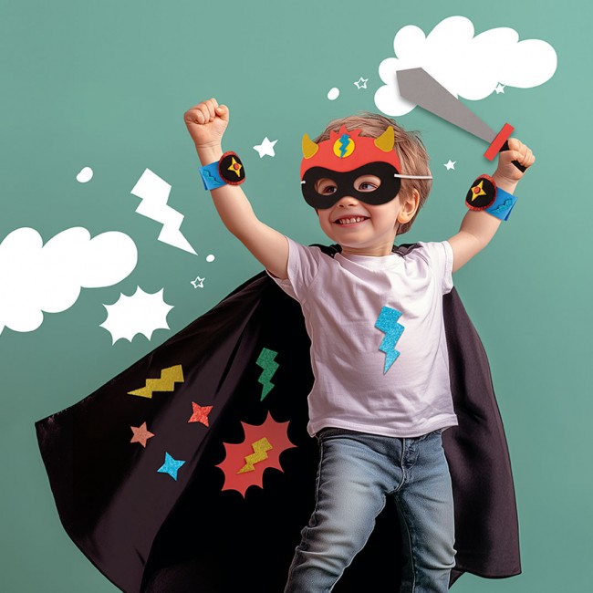 Zestaw DIY Apli Kids - Przebranie dla superbohatera