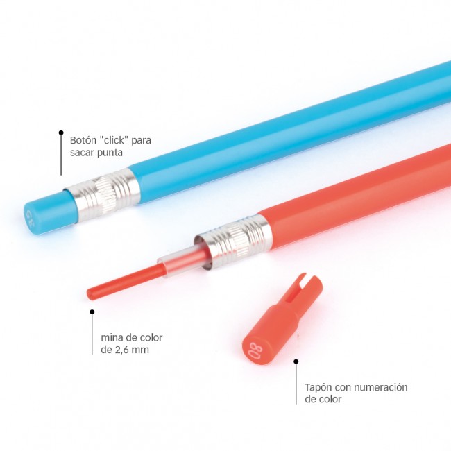 Kredki z wymiennymi wkładami Color Click Apli Kids 12 szt.