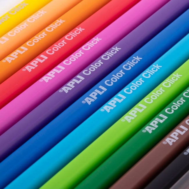 Kredki z wymiennymi wkładami Color Click Apli Kids 12 szt.