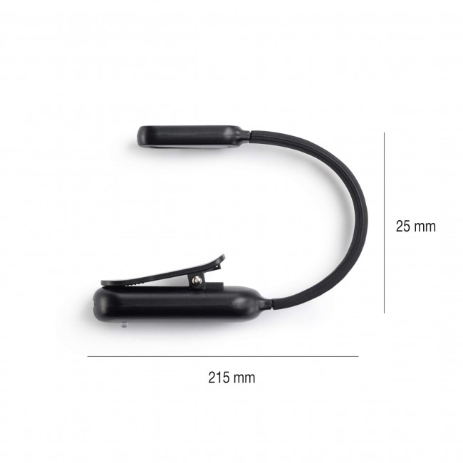 Lampka LED do czytania książek na USB Miquelrius - czarna