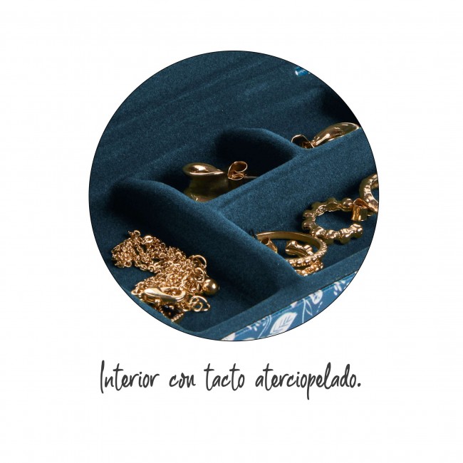 Pudełeczko na biżuterię z lusterkiem Miquelrius - Ocean Flowers