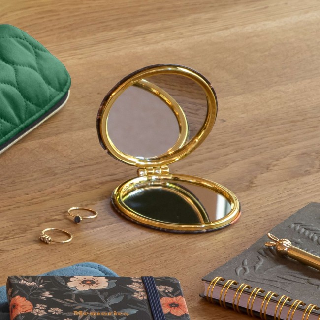 Lusterko kieszonkowe, dwustronne Miquelrius - Red