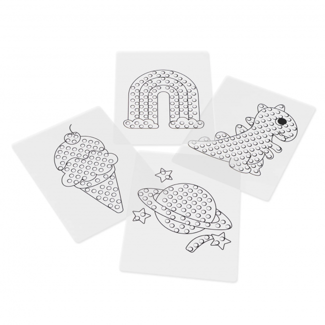 Podświetlany tor kulkowy i świetlna tablica artystyczna 2w1 B. Toys - Light-Up Marble Drop 180 el.