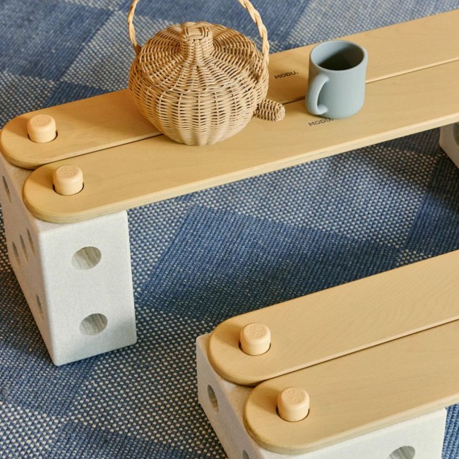 Zestaw Balance Track MODU - Sand Grey/Honey Yellow