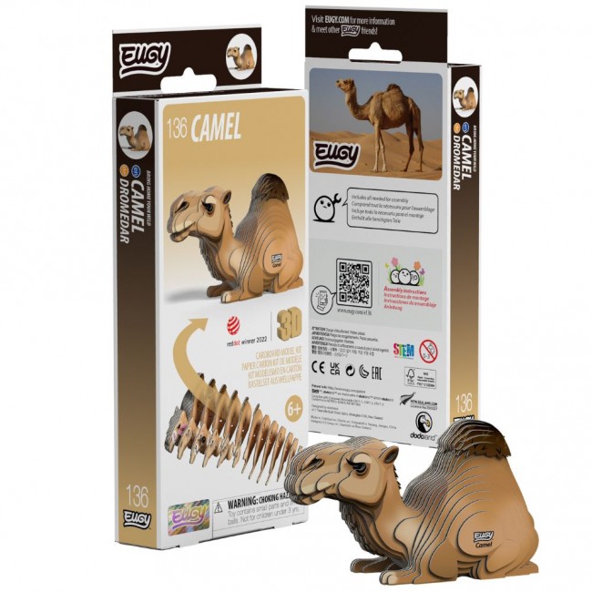 Eko Układanka 3D Eugy - Wielbłąd