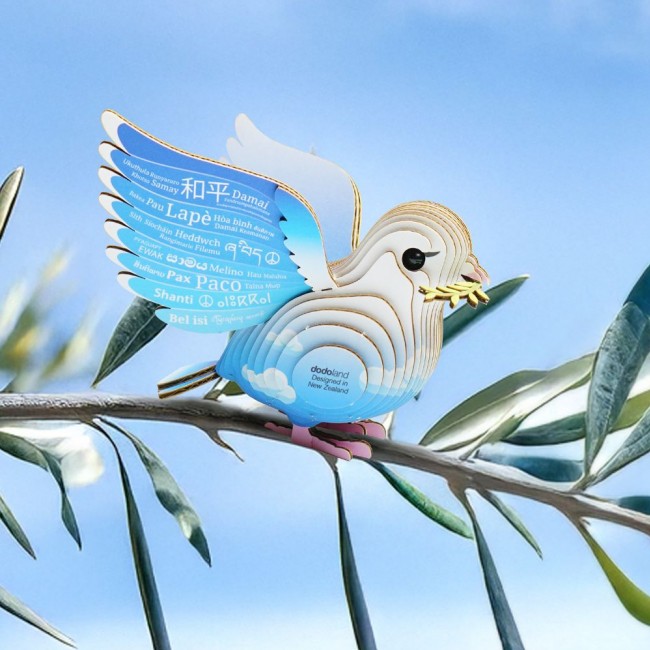 Eko Układanka 3D Eugy - Gołąbek Pokoju