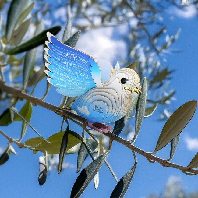 Eko Układanka 3D Eugy - Gołąbek Pokoju