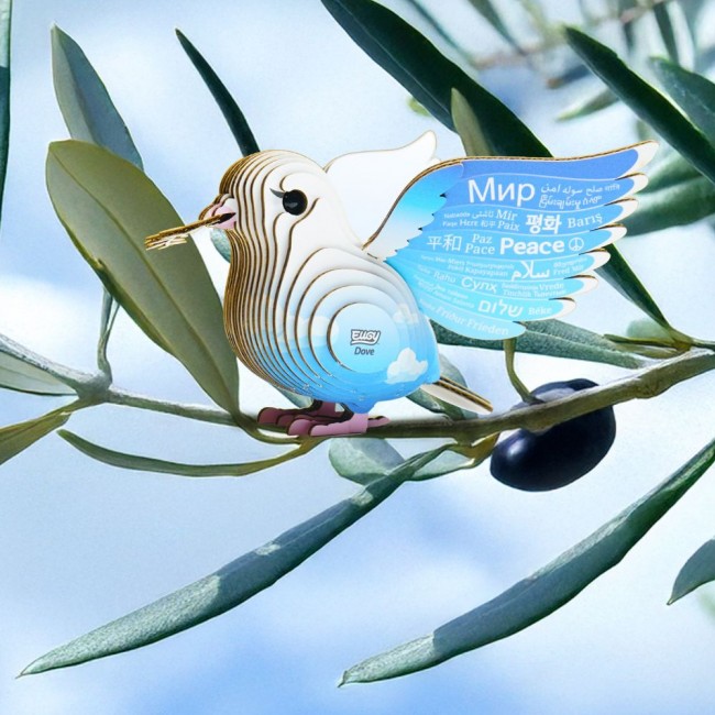 Eko Układanka 3D Eugy - Gołąbek Pokoju