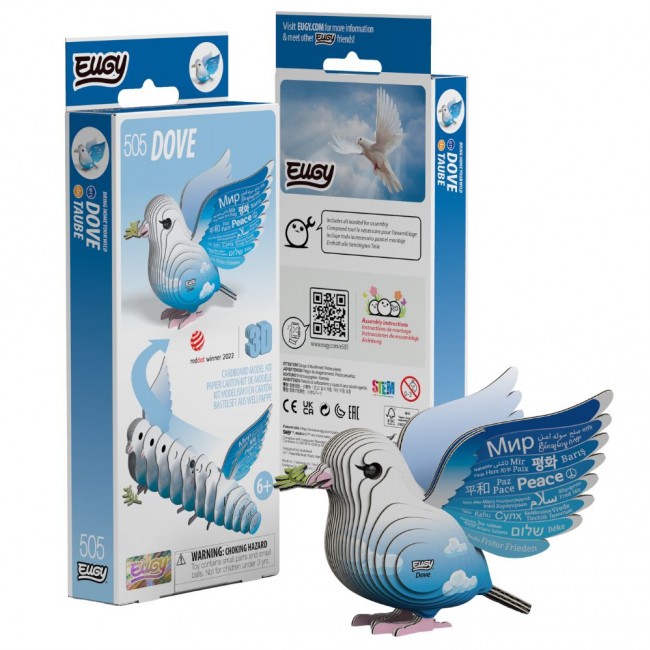 Eko Układanka 3D Eugy - Gołąbek Pokoju