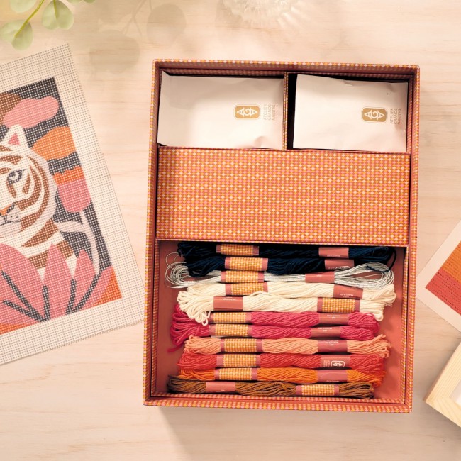 Zestaw artystyczny haft gobelinowy Djeco - AGA Atelier 64