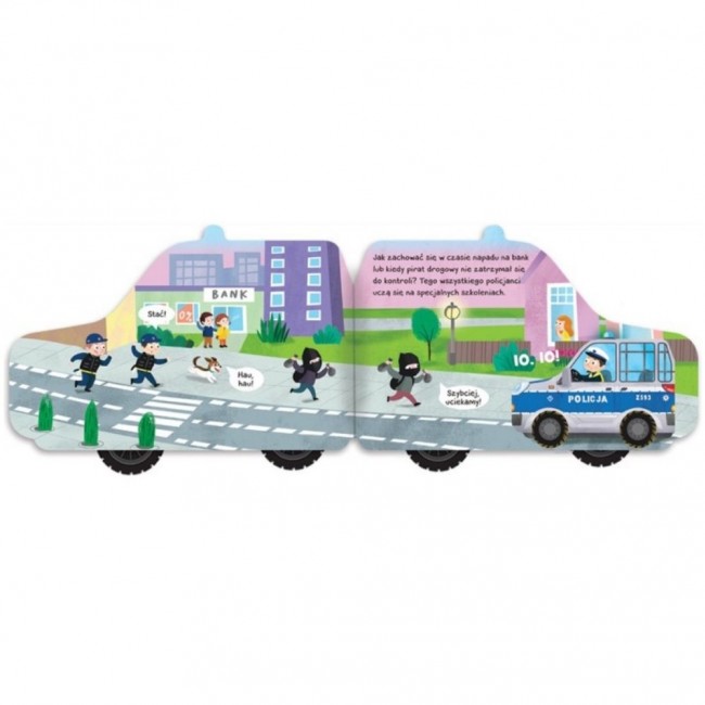 Książka "Świat na kółkach. Wóz policyjny" Wydawnictwo Aksjomat