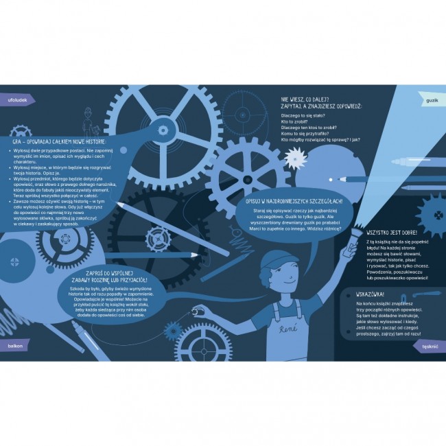 Książka "Fabryka Opowieści. Twórz własne historie" Wydawnictwo  Emotikon