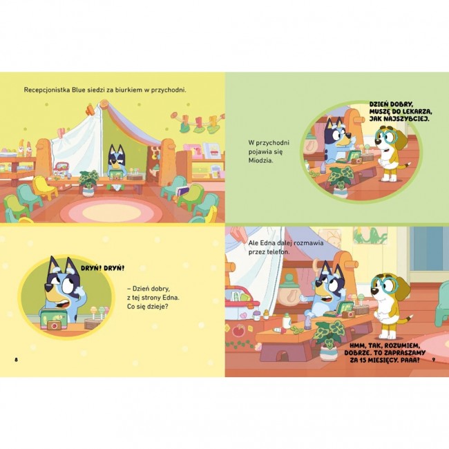 Książka "Bluey. Więcej bajek 5 minut przed snem" Wydawnictwo Harperkids