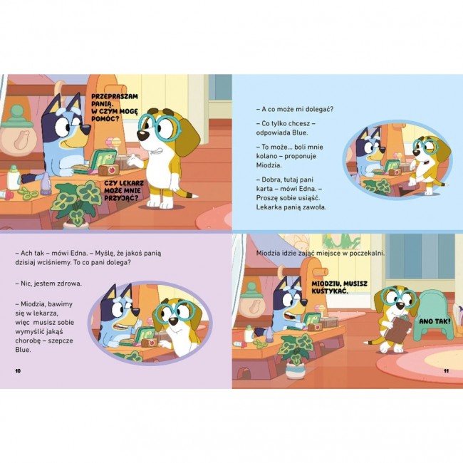 Książka "Bluey. Więcej bajek 5 minut przed snem" Wydawnictwo Harperkids