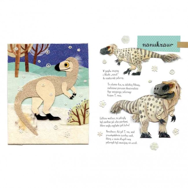 Książka "Mały atlas dinozaurów Ewy i Pawła Pawlaków" Wydawnictwo Nasza Księgarnia