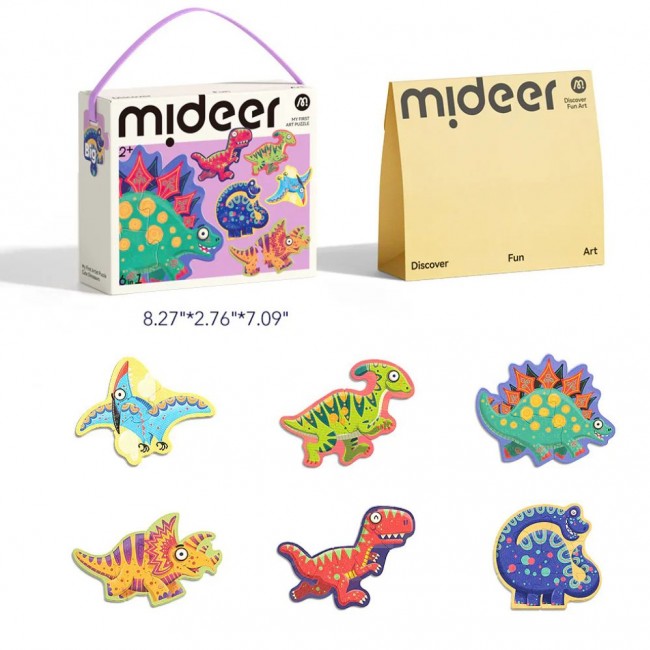 Moje pierwsze puzzle mideer 6w1 – Dinozaury