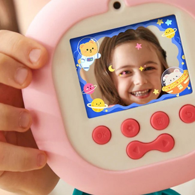 Aparat dziecięcy mideer Say Cheese! – różowy