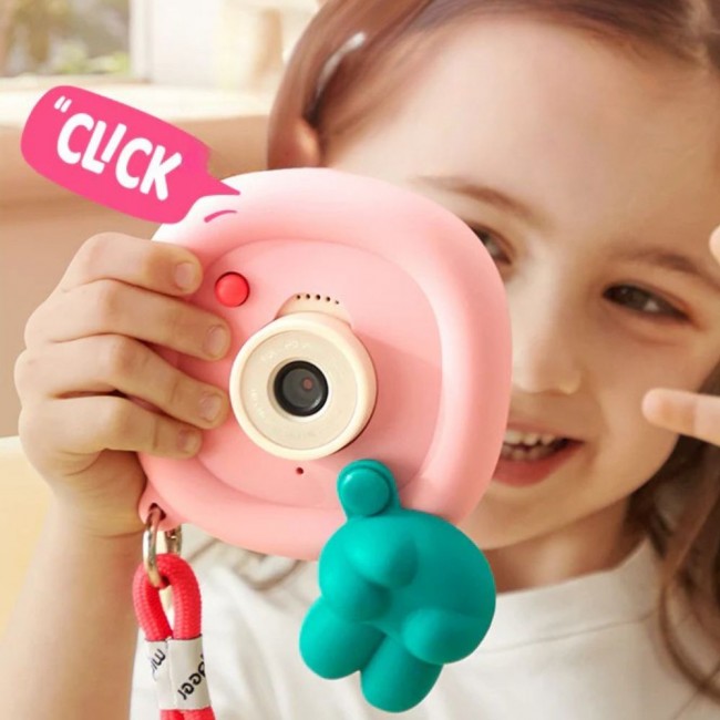 Aparat dziecięcy mideer Say Cheese! – różowy