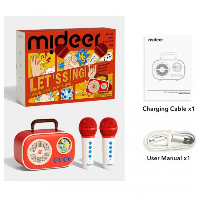 Podwójny zestaw karaoke mideer