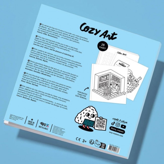 Kolorowanka OMY Cozy Art - Super Market