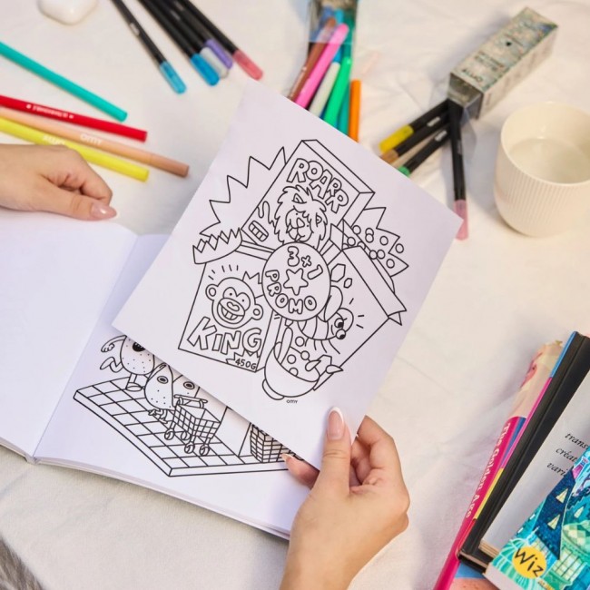 Kolorowanka OMY Cozy Art - Super Market