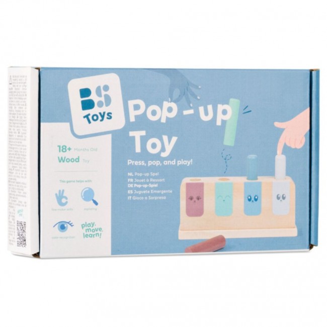 Drewniana gra zręcznościowa BS Toys - Pop-up