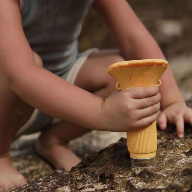 Kieszonkowy mikroskop dziecięcy z ekranem LCD KidLupe Kidinex - pastelowy róż