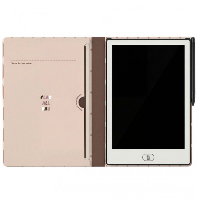 Tablet graficzny z kartami pracy do rysowania KidBook Kidinex - Rabbit