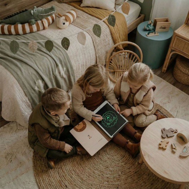 Tablet graficzny z kartami pracy do rysowania KidBook Kidinex - Safari