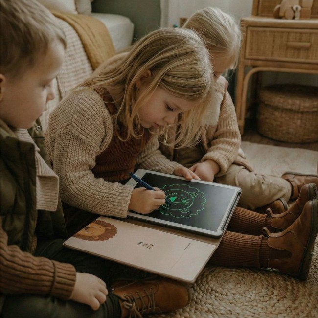 Tablet graficzny z kartami pracy do rysowania KidBook Kidinex - Safari