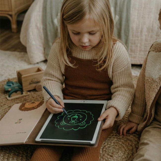 Tablet graficzny z kartami pracy do rysowania KidBook Kidinex - Safari