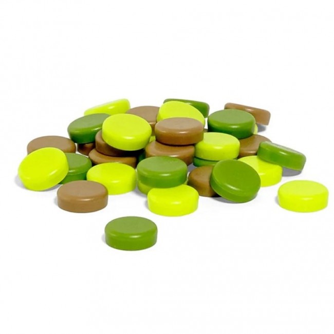 Ozdobne nakładki na śrubki Scru-Dot Makedo - Wild Things 36 el.