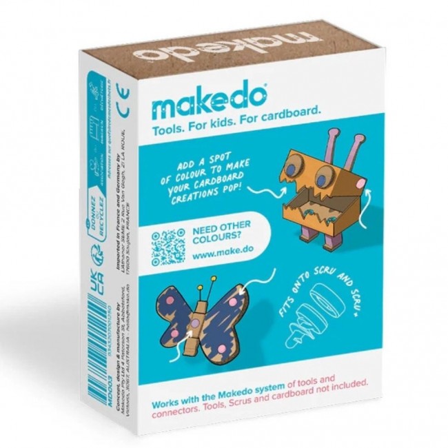 Ozdobne nakładki na śrubki Scru-Dot Makedo - Twilight Dreams 36 el.