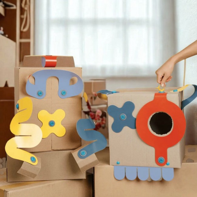 Zestaw kreatywnych kształtów Makedo Deco-Props - Sparkies 25 el.