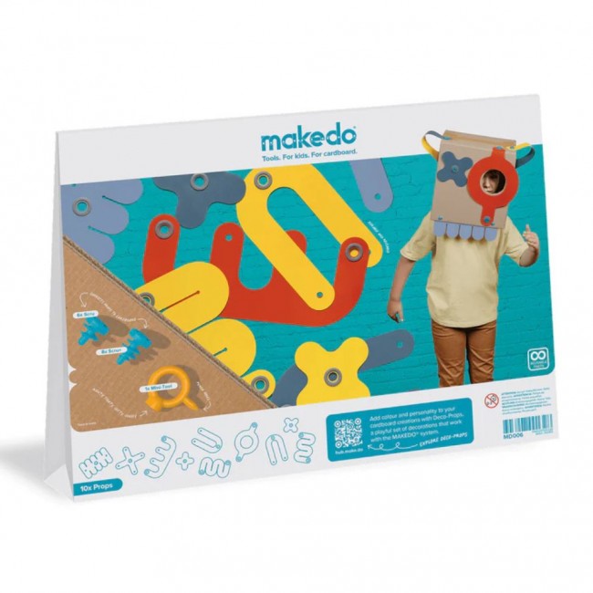 Zestaw kreatywnych kształtów Makedo Deco-Props - Sparkies 25 el.