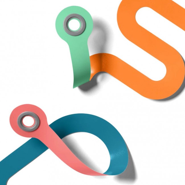 Zestaw kreatywnych kształtów Makedo Deco-Props - Twisties 18 el.