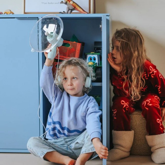 Wzmacniacz dźwięku ze słuchawkami Kidywolf