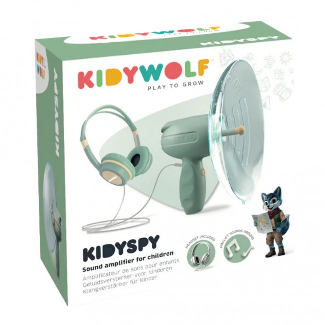 Wzmacniacz dźwięku ze słuchawkami Kidywolf