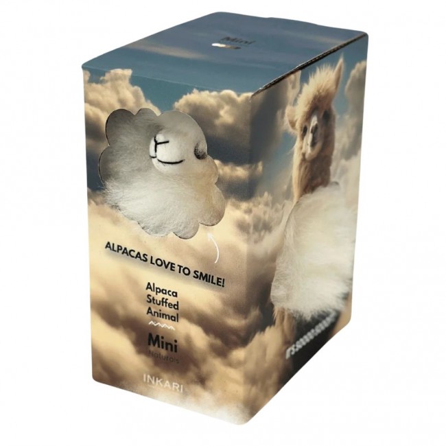 Puszysta maskotka Alpaka Inkari Naturals - Ivory 15 cm
