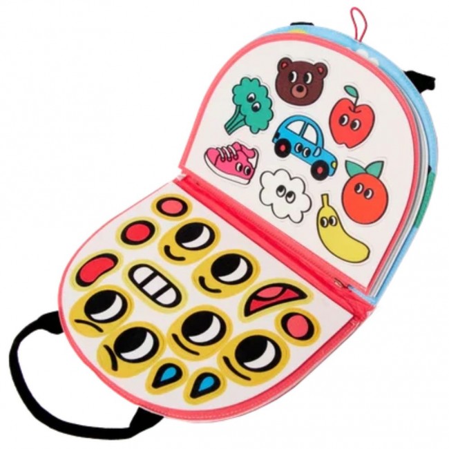 Miękka książeczka aktywizująca Montessori OMY - Kształty i kolory