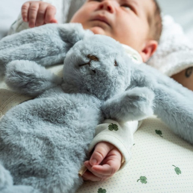 Przytulanka z obciążeniem That's Mine - Mini Królik Teddy Blue