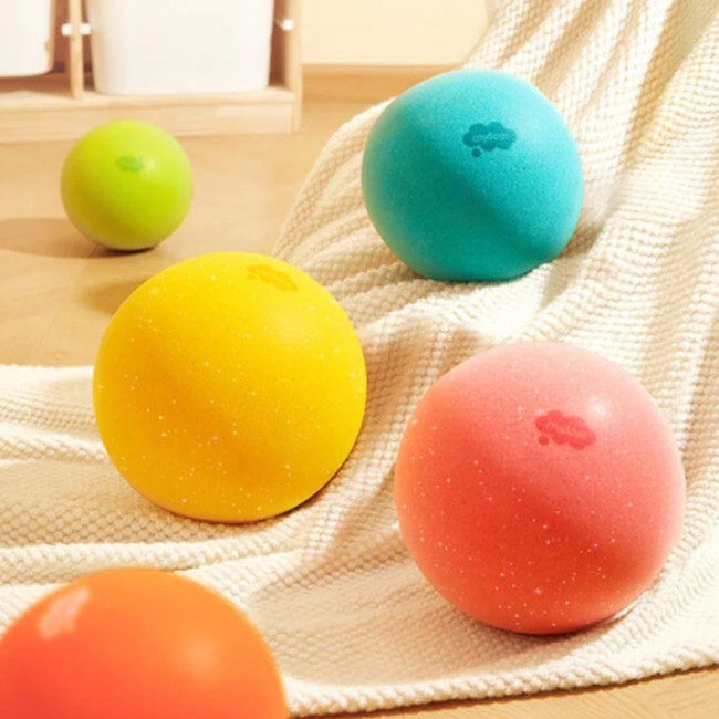 Cicha puszysta piłka mideer - Turkusowa