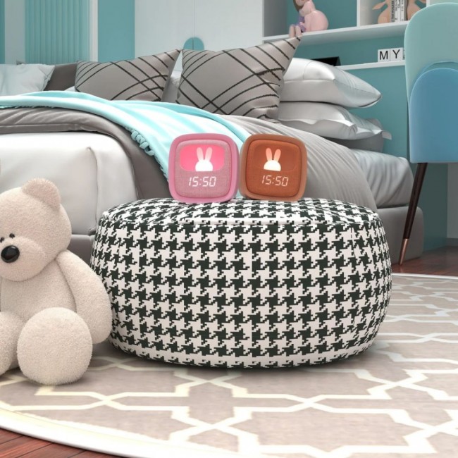 Budzik z lampką i funkcją drzemki Billy MOB - różowy